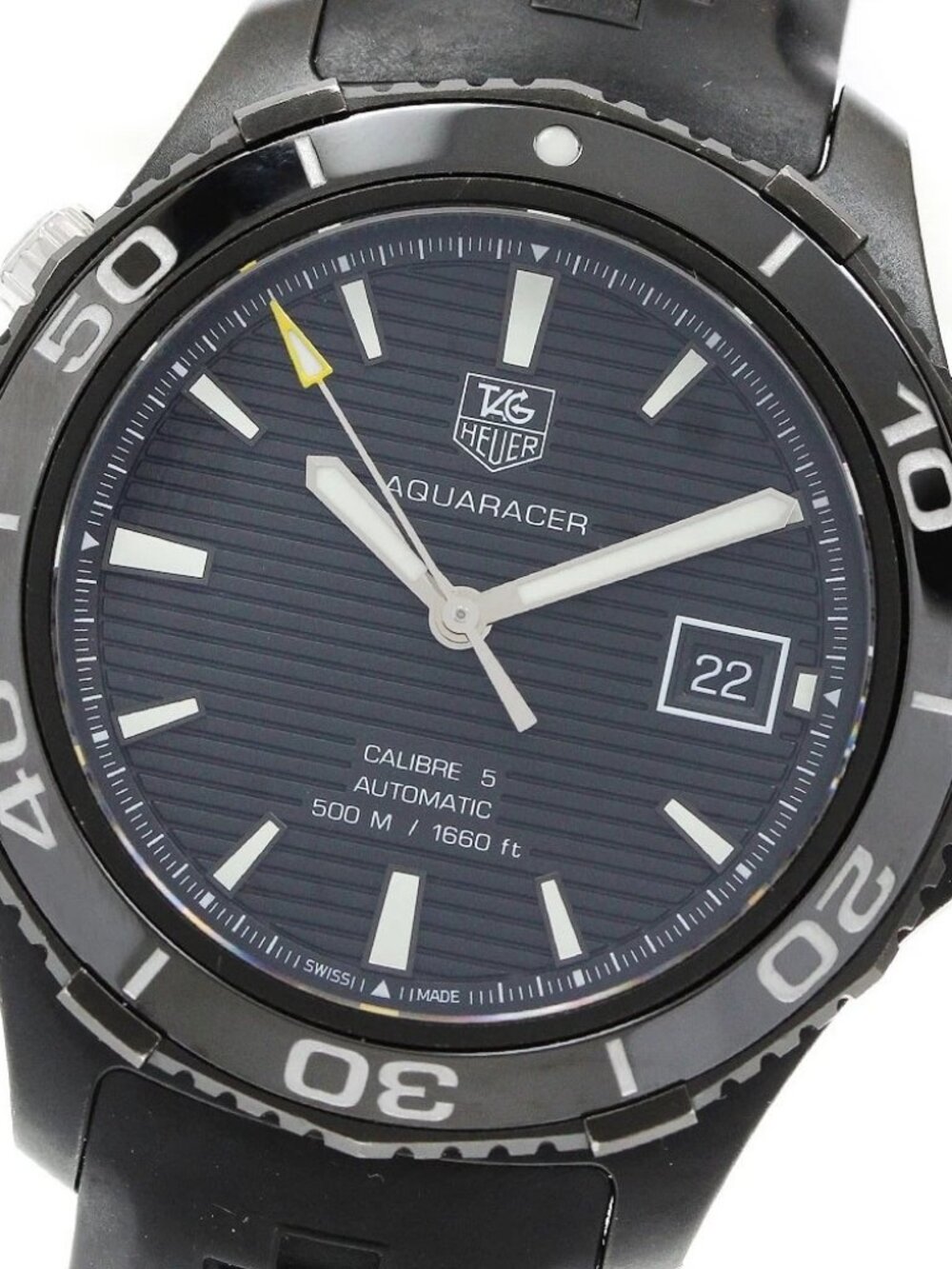 TAG HEUER Aqua racer WAK2180.FT6027 Caliber 5 black Dial Automatic Men's_962141